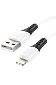 HOCO X82 iPhone Lightning to USB 2.4A Silikon Data ve Şarj Kablosu - 1
