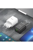 Hoco N28 Founder, tek Type-C 20W ve tek USB-A 18W Portlu Şarj Adaptörü - Premium Product - 5