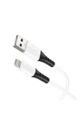 HOCO X82 iPhone Lightning to USB 2.4A Silikon Data ve Şarj Kablosu - 3