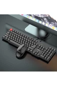 Hoco GM16 Kablolu Klavye ve Mouse Set Türkçe Siyah - Premium Product - 6