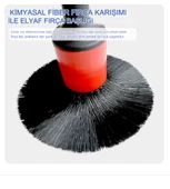 Araç içi Konsol, Havalandırma, Jant, Klima, Ön Izgara, Klavye Vb. Detaylı Temizlik 5 Li Fırça Seti - 3