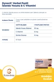 Dynavit Vitamin C & D & Çinko & Herbal İzlanda Yosunu Avantajlı Paket - 4