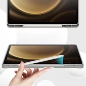 Samsung Galaxy Tab S10 Plus X820 12.4 İnç Kılıf Premium Silikon Kalem Bölmeli Smart Case - 2