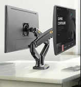 North Bayou Vontech NB F160 17-27 inç LCD/LED Çift Kol Amortisörlü Vesa Monitör Standı - 2