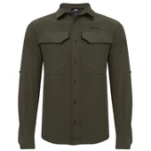 Alpinist Natriks Uzun Kollu Erkek Gömlek 2XL Beden Haki - 1