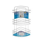 Alara Metal Üç Raflı Banyo Köşesi Paslanmaz - 1