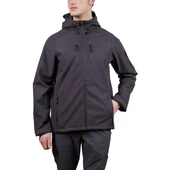 Alpinist Peak Softshell Erkek Outdoor Mont M Beden Antrasit - 1