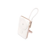 ttec ReCharger Pro M LCD 10.000mAh MagSafe Uyumlu PD 20W USB-C Dahili Kablolu Stantlı Taşınabilir Hı - 1