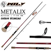 Wily Metalix 270 cm 7-35g Atarlı Karbon Spin Olta Kamışı - 1