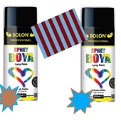 Taraftar Seti Sprey Boya, Koyu Kahve-Mavi 400 ml - 1