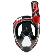 Cressi Duke S-M Beden Tam Yüz Maske Siyah-Kırmızı - 3