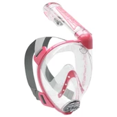 Cressi Duke M-L Beden Tam Yüz Maske Şeffaf-Pembe - 4