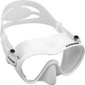 Cressi F1 Frameless Yetişkin Dalış Maskesi Beyaz - 1
