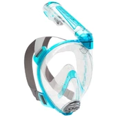 Cressi Duke M-L Beden Tam Yüz Maske Açık Mavi - 4