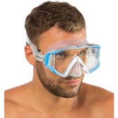 Cressi Liberty Triside Yetişkin Dalış Maskesi Şeffaf-Mavi thumbnail 4