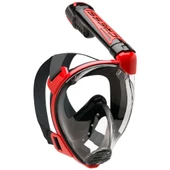 Cressi Duke S-M Beden Tam Yüz Maske Siyah-Kırmızı - 4