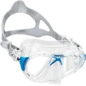 Cressi Nano Yetişkin Dalış Maskesi Şeffaf-Mavi - 2