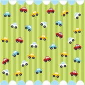 Renkli Arabalar Çocuk Odası Duvar Kağıdı Baskı thumbnail 5