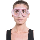 Cressi Perla Yetişkin Dalış Maskesi Şeffaf-Pembe - 4