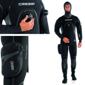 Cressi Dry Lastic Man 4 mm Dalış Elbisesi Small - 2
