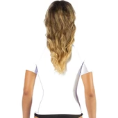 Cressi Lady Kısa Kollu Beyaz-Lila Yetişkin Rash Guard XSmall thumbnail 3