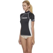 Cressi Lady Kısa Kollu Siyah-Beyaz Yetişkin Rash Guard Medium - 3