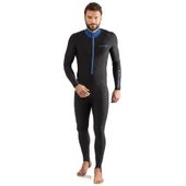 Cressi Skin Man 1 mm Siyah-Mavi Tek Parça Dalış Elbisesi XLarge - 1