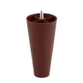 Mobilya Yükseltici Sehpa Kanepe TV Ünitesi Koltuk Ayağı Baza Ayaklar Plastik Ayak 14 cm Ceviz 4 Adet thumbnail 4