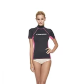 Cressi Lady Kısa Kollu Siyah-Pembe Yetişkin Rash Guard Large - 2