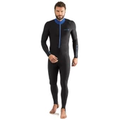 Cressi Skin Man 1 mm Siyah-Mavi Tek Parça Dalış Elbisesi Medium - 2