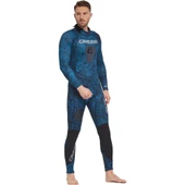 Cressi Tokugawa Man 3 mm Mavi Kamuflaj Dalış Elbisesi Large - 8