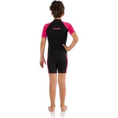 Cressi Little Shark Junior 2 mm Çocuk Shorty Dalış Elbisesi Pembe 13/14 YAŞ - 4