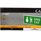 3W EXIT ÇIKIŞ ARMATÜRÜ LEDLİ 3 SAAT AKÜLÜ - 1