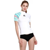 Cressi Shield Lady Beyaz-Açık Mavi Rash Guard Large - 4