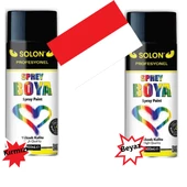 Taraftar Seti Sprey Boya, Ay-Yıldız, Kırmızı-Beyaz 400 ml thumbnail 1