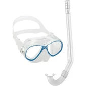 Cressi Junior Perla - Mini Gringo Çocuk Maske Şnorkel Seti Koyu Mavi - 2