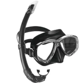 Cressi Perla-Mexico Maske Şnorkel Seti Şeffaf- Siyah - 3