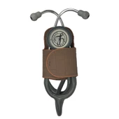 Hakiki Deri Stetoskop Tutucu Organizer Holder Kroko Taba - 2