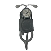 Hakiki Deri Stetoskop Tutucu Organizer Holder Gri - 10