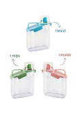 Flora Çok Fonksiyonlu Un, Bakliyat, Deterjan Saklama Kabı (Contalı Sızdırmaz) 1800 ml 3'lü Set - 2