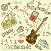 Müzik Çocuk Odası Duvar Kağıdı Baskı thumbnail 6