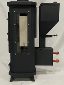 3 CAMLI ŞÖMİNE TİPİ PELET SOBA - 1