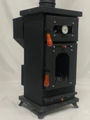 M002 MANUEL MİNİ FIRINLI KUZİNE TİPİ PELET SOBA - 2