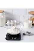 Genomsnıtt Hassas Dijital Mutfak Tartısı Terazi Siyah 3 Kg - 3