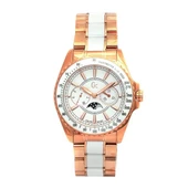 GUESS Unisex 53000M1 GC Moonphase Two-Tone White Dial Watch - 1