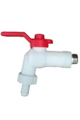 BAHÇE MUSLUĞU 20 MM KÜRESEL PLASTİK - 1