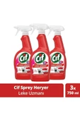 Cif Sprey Yüzey Ve Kumaş Lekeleri Için Leke Uzmanı 750 ml X3 thumbnail 1