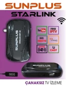 SUNPLUS SpaceX Wifi HD Dahili Wifi Dijital Uydu Alıcı Akıllı Kumandalı IP Tv Ulusal Kanallar Hediye - 3