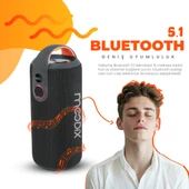 Moodix KI23KS162 Bluetooth Hoparlör Siyah 10W*2 IPX6 Suya Dayanıklı - 7