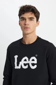 Lee Regular Fit Normal Kesim %100 Pamuk Sıfır Yaka Sweatshirt - 4